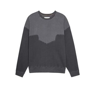 THE GREAT. Western Slouch Sweatshirt Size 2 M Colorblock Boho Mixed Media Lounge